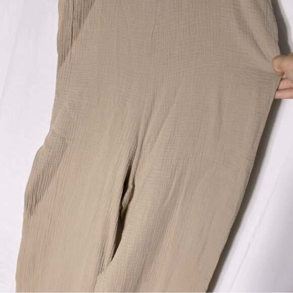 Smash + Tess for The Jilly Box Beige Organic Cotton Romper Jumpsuit S NWT - Picture 12 of 16